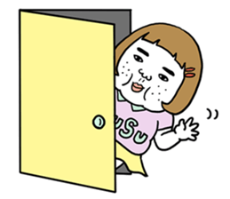 Ugly but charming woman emotional ver. sticker #10929614