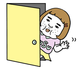 Ugly but charming woman emotional ver. sticker #10929614