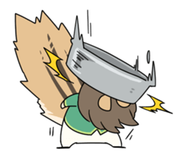 Squirrel boy sticker #10929750