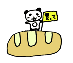 TEBUKURO Panda sticker #10929979