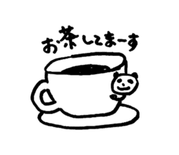 TEBUKURO Panda sticker #10929980