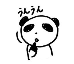 TEBUKURO Panda sticker #10929985