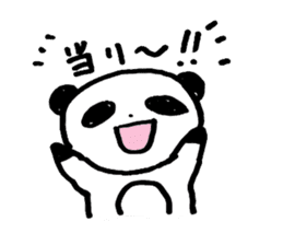 TEBUKURO Panda sticker #10929986