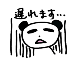 TEBUKURO Panda sticker #10929989