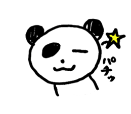 TEBUKURO Panda sticker #10929992