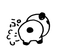 TEBUKURO Panda sticker #10929995