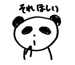 TEBUKURO Panda sticker #10929998