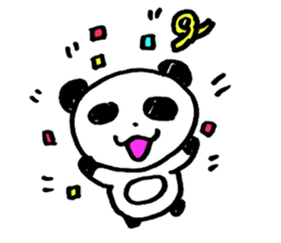 TEBUKURO Panda sticker #10930003