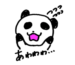TEBUKURO Panda sticker #10930004