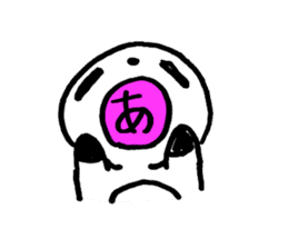 TEBUKURO Panda sticker #10930005