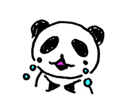 TEBUKURO Panda sticker #10930007