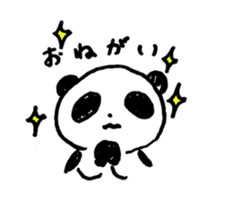 TEBUKURO Panda sticker #10930009