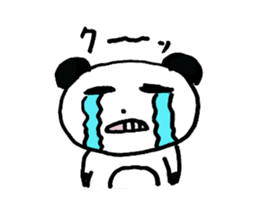 TEBUKURO Panda sticker #10930014