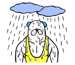 Muscle bear ! sticker #10930105