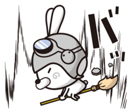 Dramatic strategy of rabbit Corps sticker #10930136