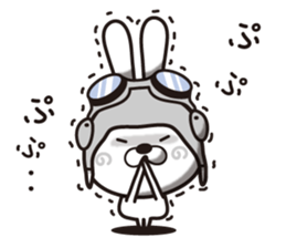 Dramatic strategy of rabbit Corps sticker #10930147