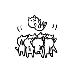 cat celebrated much2 sticker #10930394