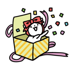 cat celebrated much2 sticker #10930407