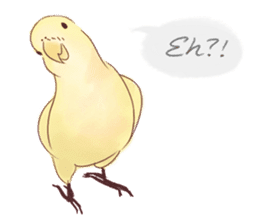 Cutie Pie the birdy family sticker #10930468