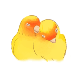 Cutie Pie the birdy family sticker #10930469