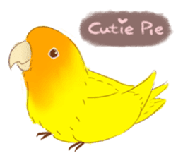 Cutie Pie the birdy family sticker #10930483