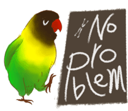 Cutie Pie the birdy family sticker #10930494