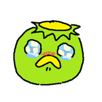 kawaii kappa2 sticker #10930668