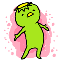 kawaii kappa2 sticker #10930672