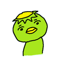 kawaii kappa2 sticker #10930680