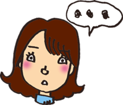 a little cheeky gal sticker #10930704