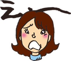 a little cheeky gal sticker #10930705