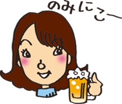 a little cheeky gal sticker #10930710