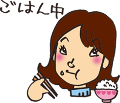 a little cheeky gal sticker #10930711