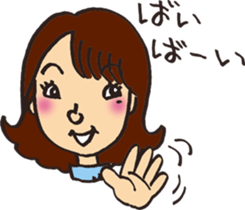 a little cheeky gal sticker #10930734