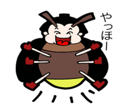 Daily life of sumo wrestlers. 2 sticker #10930857