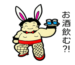 Daily life of sumo wrestlers. 2 sticker #10930861