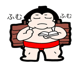 Daily life of sumo wrestlers. 2 sticker #10930864