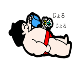 Daily life of sumo wrestlers. 2 sticker #10930869