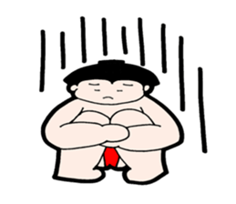 Daily life of sumo wrestlers. 2 sticker #10930873