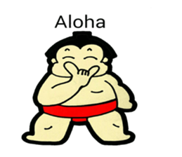 Daily life of sumo wrestlers. 2 sticker #10930878