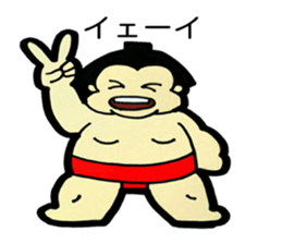 Daily life of sumo wrestlers. 2 sticker #10930880
