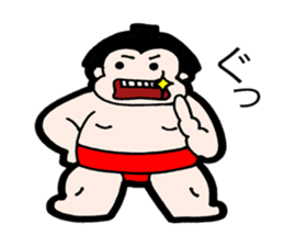 Daily life of sumo wrestlers. 2 sticker #10930884