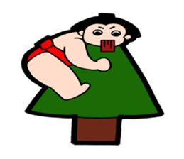 Daily life of sumo wrestlers. 2 sticker #10930889