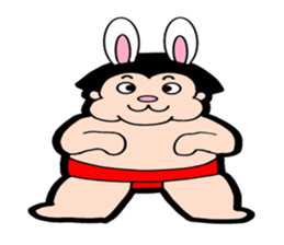 Daily life of sumo wrestlers. 2 sticker #10930890