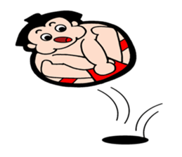 Daily life of sumo wrestlers. 2 sticker #10930892