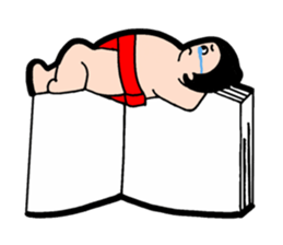 Daily life of sumo wrestlers. 2 sticker #10930893