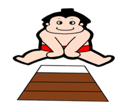 Daily life of sumo wrestlers. 2 sticker #10930895