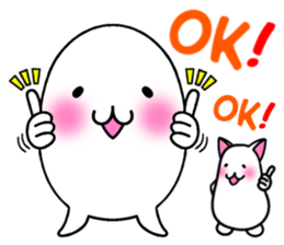 Shiromaru & Chibimaru 2 sticker #10931376