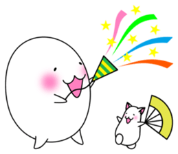 Shiromaru & Chibimaru 2 sticker #10931381