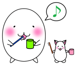 Shiromaru & Chibimaru 2 sticker #10931385